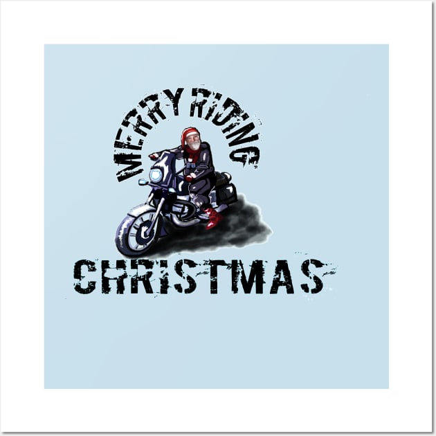 Santa Claus is riding to town Wall Art by Kyradem